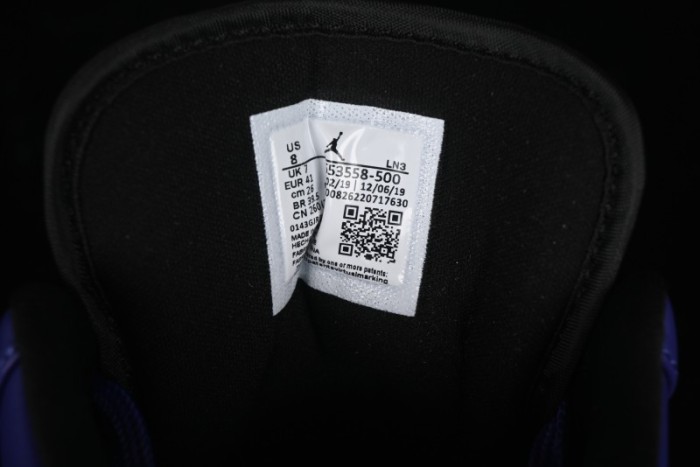 Nike Air Jordan 1 Low AJ1 Grape Purple Low-Top Basketball Shoes - 553558-500