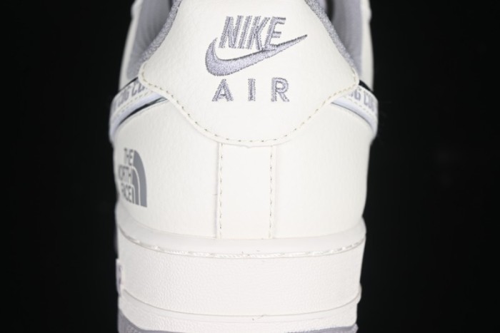 Nike Air Force 1 '07 Low The North Face x CDG Light Bone Swoosh Casual Sneakers - BB7518-014