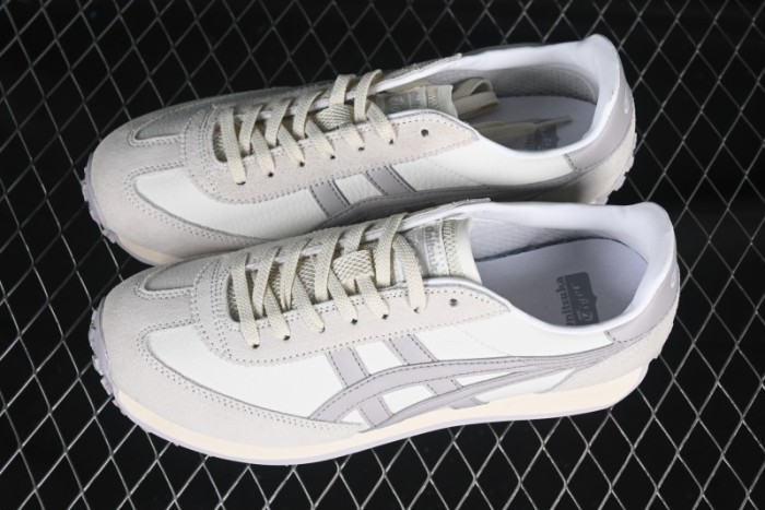 Classic Onitsuka Tiger Mexico 66 Shoes – White & Grey Minimalist Design