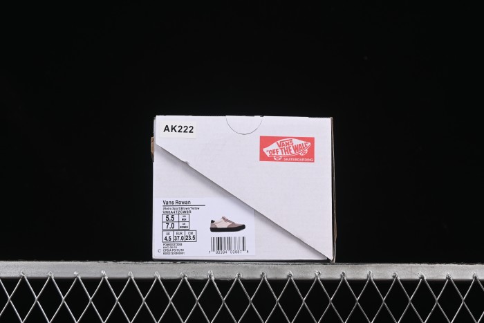 Vans Rowan Classic Comfortable Professional Skateboarding Shoes - VN0A4TZCW8R