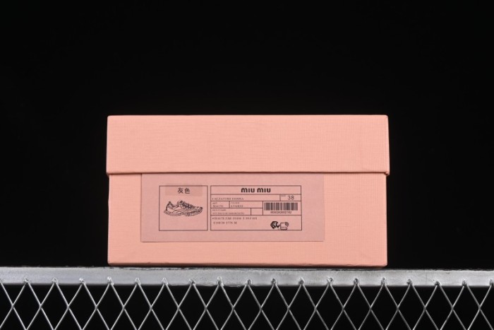 Miu Miu Suede Round Toe Lace-Up Low Top Women's Casual Shoes - 99D4