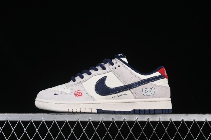 Nike SB Dunk Low Kaws Year of the Snake Collaboration Pig Eight Blue Hook Anniversary High-End Custom Low-Top Casual Sneakers - YX5066-249