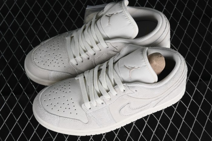 Nike Air Jordan 1 Low AJ1 Casual Sneakers in Earth Gray - FQ3055-100 1