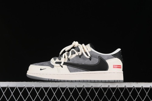 Nike Travis Scott x Fragment Design x Air Jordan 1 Low OG SP AJ1 Supreme Collaboration - SJ0086-132