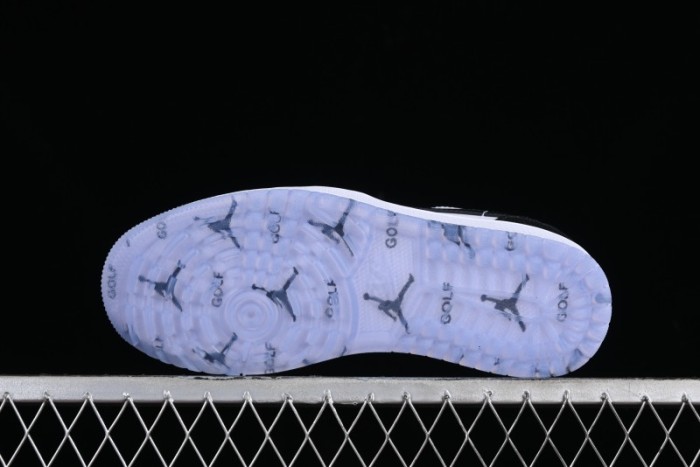 Nike Air Jordan 1 Low Golf AJ1 Golf Shoes with Laser Leather Black Double Hook - FZ4159-100 1