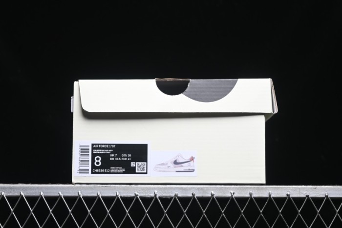 Nike Air Force 1 '07 Low Moncler Collaboration - Light Blue & Pigment Dyed Two-Tone Low-Top Casual Sneakers - CH6336-512