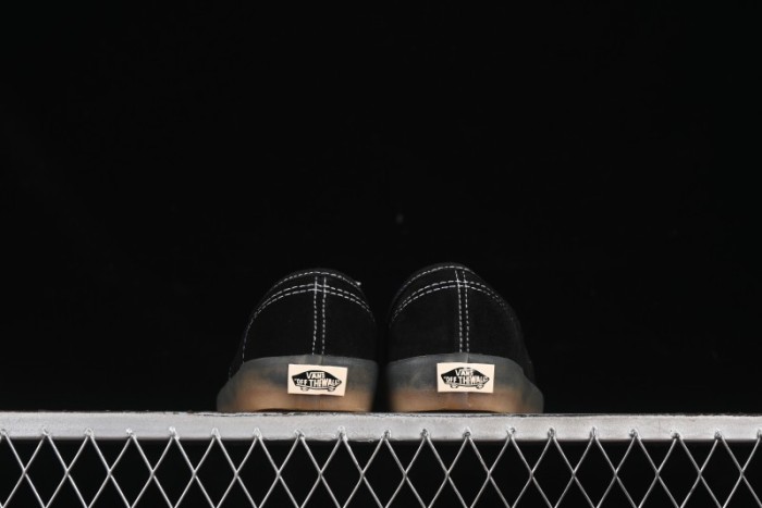 Vans Premium Authentic Suede Retro Sneakers with Translucent Rubber Sole - VN000CRQ6RJ