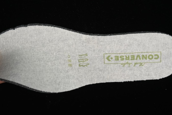 Converse Chuck 70 High Top Casual Canvas Sneakers with Light Beige Upper and Avocado Green Accents - A08530C