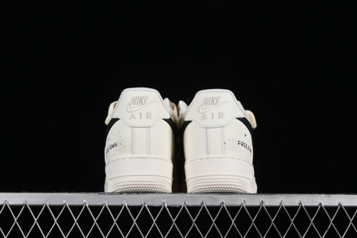 Nike Air Force 1 '07 Low Custom Cappuccino Anime-Themed Spray-Painted Casual Sneakers with Strap - ZH0316-019 1