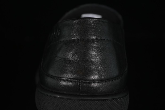 ECCO Soft Moc Summer Genuine Leather Breathable Slip-On Driving Shoes - 63516801001