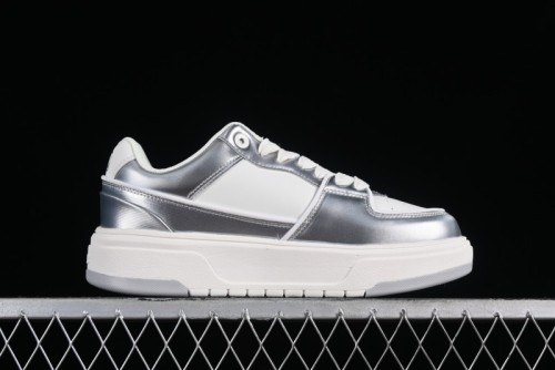 MLB Chunky Liner Metal Senior Series Lightweight Platform Casual Sneakers with 6cm Height Increase - 3ASXCLH3N50GRS