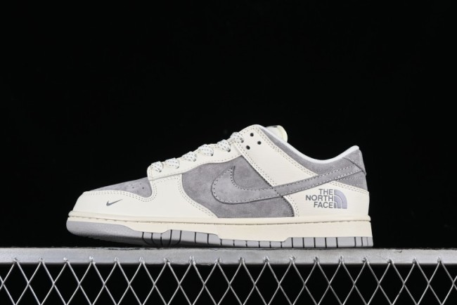 Nike SB Dunk Low The North Face Collaboration - Beige Suede Anniversary High-End Custom Low-Top Casual Skate Shoes - XD6188-020 1