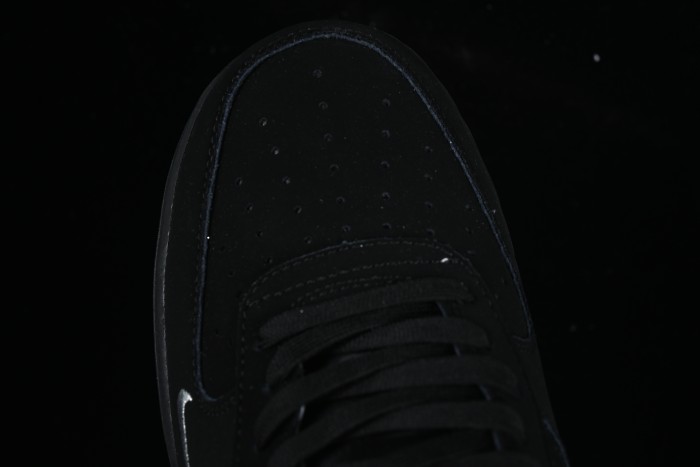 Nike Air Force 1 '07 Low Stussy Collaboration Silver Swoosh Starry Sky Casual Sneakers - DF0188-043