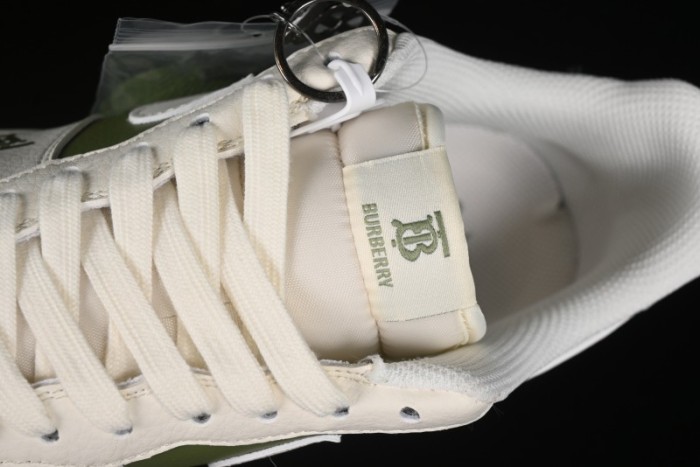 Nike Air Force 1 '07 Low Burberry Collaboration - Off White Mint Green Low Top Casual Sneakers - BB8588-221