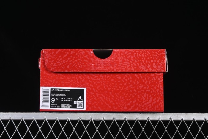 Nike Air Jordan 3 Retro Valentine's Day Limited Edition Sneakers - HJ0178-600