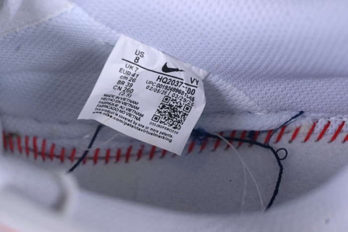 Nike Air Force 1'07 Low Casual Sneakers with Full-Length Air Cushion - HQ2037-100