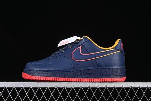 Nike Air Force 1'07 Low Casual Sneakers with Full-Length Air Cushion - HV5752-410