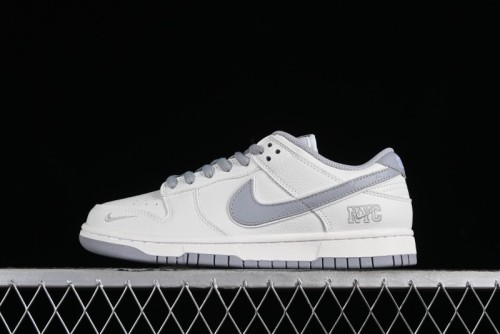 Nike SB Dunk Low NYC Collaboration Light Gray Low-Top Casual Skate Shoes - NC2103-302 1