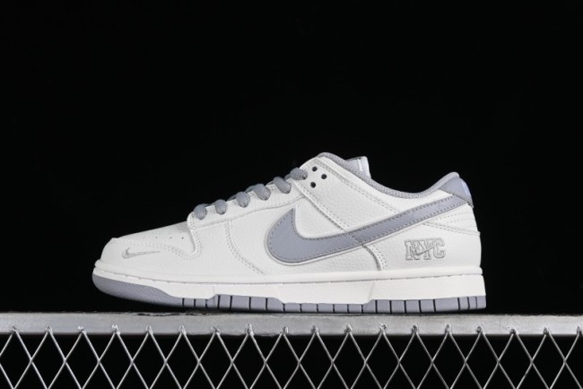 Nike SB Dunk Low NYC Collaboration Light Gray Low-Top Casual Skate Shoes - NC2103-302 1