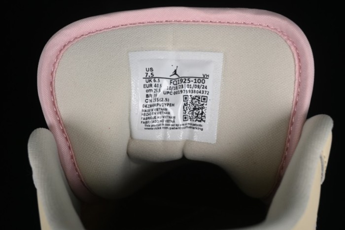 Nike Air Jordan 1 Low AJ1 Khaki Pink Low-Top Lifestyle Basketball Shoes - FQ1925-100 1