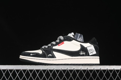 Nike Travis Scott x Fragment Design x Air Jordan 1 Low OG SP AJ1 Sneakers - YX5066-299