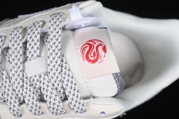 Nike Air Force 1 '07 Low Supreme Snake Year Limited Edition Silver Swoosh Low-Top Casual Sneakers - XS1958-503