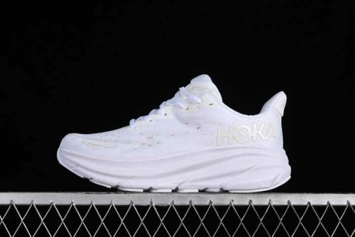 HOKA ONE ONE Bondi 8 Functional Cushioned Running Shoes with Soft EVA Midsole - 1127952 WWH 1