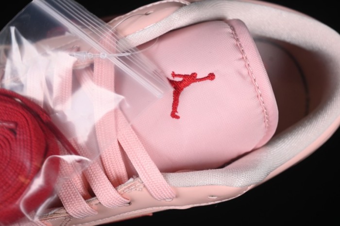 Nike Air Jordan 1 Low AJ1 Valentine's Day Jelly Pink Low-Top Lifestyle Basketball Shoes - HF3174-600