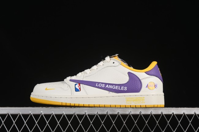 Nike Travis Scott x Fragment Design x Air Jordan 1 Low OG SP AJ1 Collaboration Casual Sneakers - SC9207-027