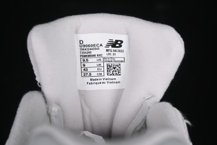 New Balance 9060 Retro Casual Running Shoes with ABZORB Cushioning - U9060ECA