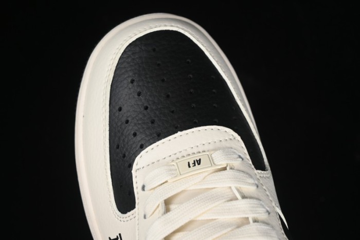 Nike Air Force 1 '07 Low Burberry Collaboration - Black White Patchwork Casual Sneakers - BB8588-227