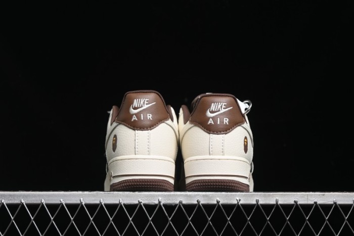 Nike Air Force 1 Low Bape Collaboration - Beige Camo Casual Sneakers - KK1988-019