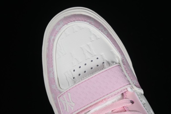 MLB NY Chunky Liner New York Yankees Velcro Print Logo Lightweight Platform Casual Sneakers - 3ASXCMM4N50PKS