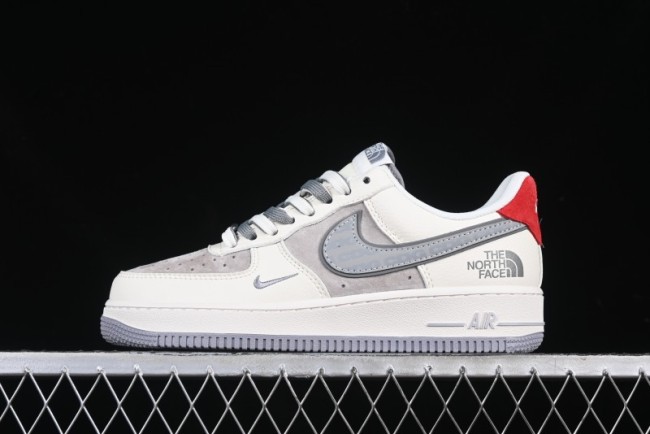 Nike Air Force 1 '07 Low The North Face x CDG Retro Casual Sneakers with Full-Length Air Cushion - DM6688-049
