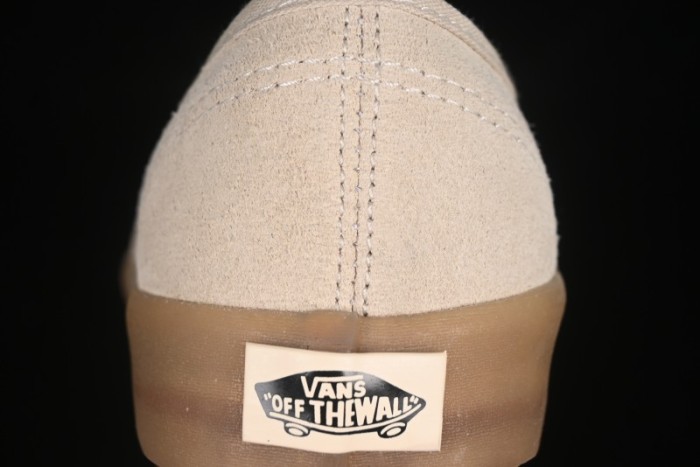 Vans Premium Authentic Suede Retro Sneakers with Translucent Rubber Sole - VN000CRQBYS