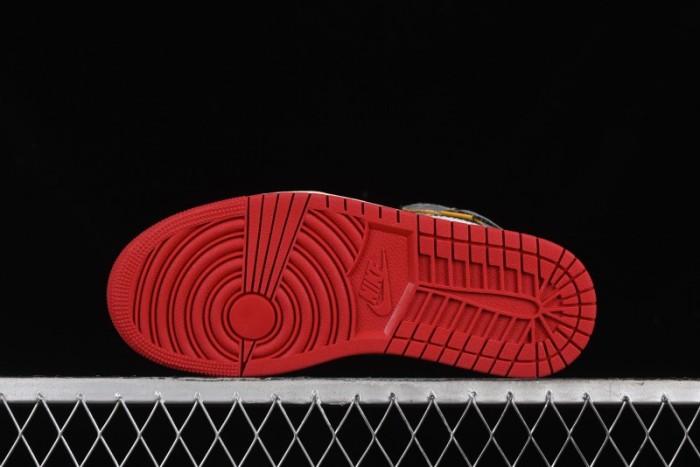 Nike Union x Air Jordan 1 Retro High Basketball Shoes with Chicago-Inspired Colorway - HV8563-600