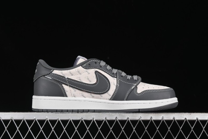 Nike Travis Scott x Fragment Design x Air Jordan 1 Low OG SP AJ1 Retro Sneakers - XZ3398-003