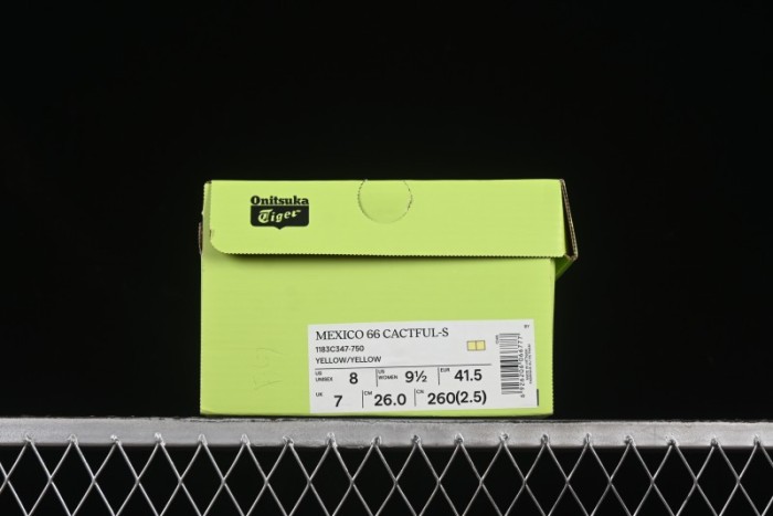 Onitsuka Tiger Mexico 66 Cactful-S Low-Top Leather Running Shoes in Pastel Colorway - 1183C347-750