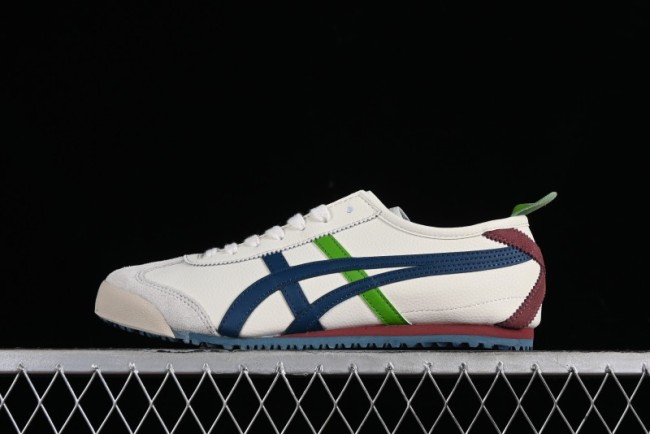 Onitsuka Tiger Mexico 66 Low-Top Leather Casual Running Shoes - 1183A201-115 1