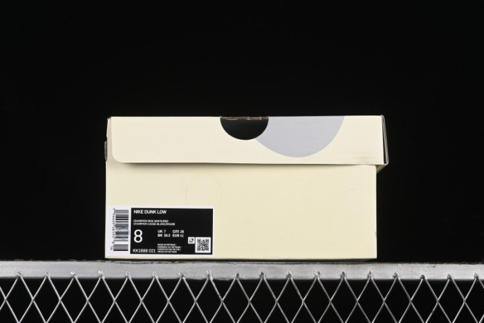 Nike SB Dunk Low Championship Collaboration - Off-White Red Swoosh Anniversary Custom Low-Top Casual Skate Shoes - KK1688-021