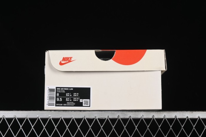 Nike Air Force 1 '07 Low Burberry Collaboration - White Black Check Low-Top Casual Sneakers - DF0180-005