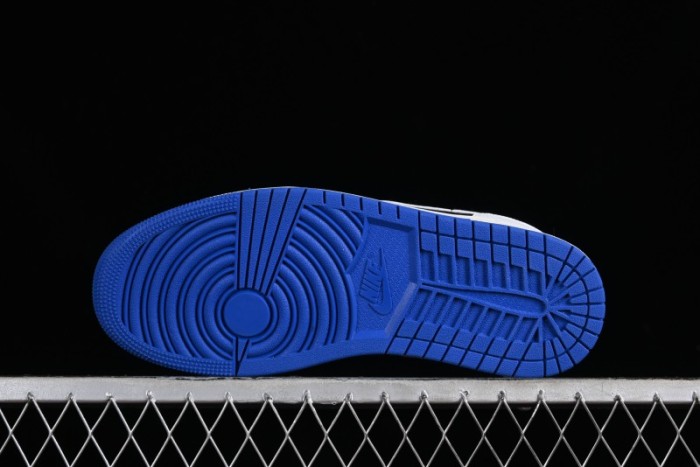 Nike Air Jordan 1 Low  Quai 54  Casual Sneakers in White Black Blue - HQ0764-001 1