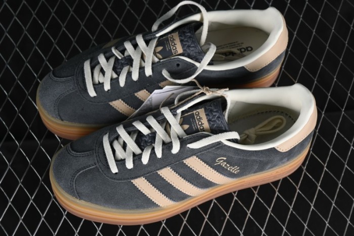 Adidas Originals Gazelle Bold IE0428 Low-Top Sneakers with Thick Sole for Casual Wear - IE0428 1