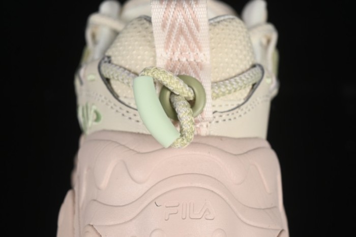 Fila Heritage Fluid Cat Paw 5.0 Vintage Dad Shoes with Lace-Up Design - F12W432101FAP