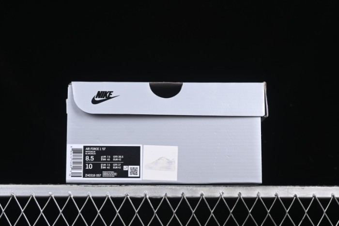 Nike Air Force 1 '07 Low Snow Tie-Dye Casual Sneakers with Lace-Up Closure - ZH0316-057