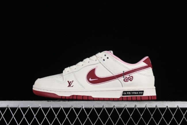 Nike SB Dunk Low Valentine's Day Limited Edition - Cherry Valentine Anniversary High-End Custom Low-Top Casual Sneakers - XX2025-312 1