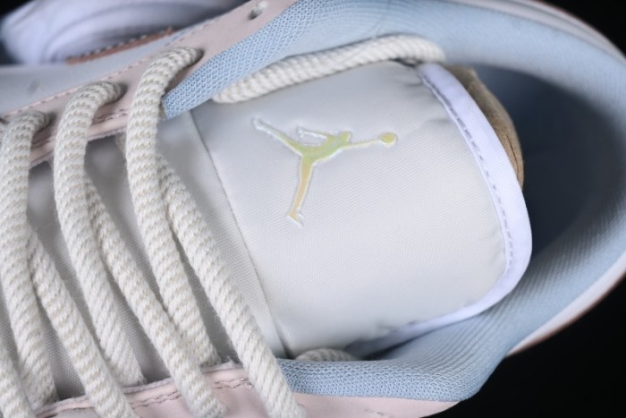 Nike Air Jordan 1 Low AJ1 Carved Pink Low-Top Casual Sneakers - IB8859-101