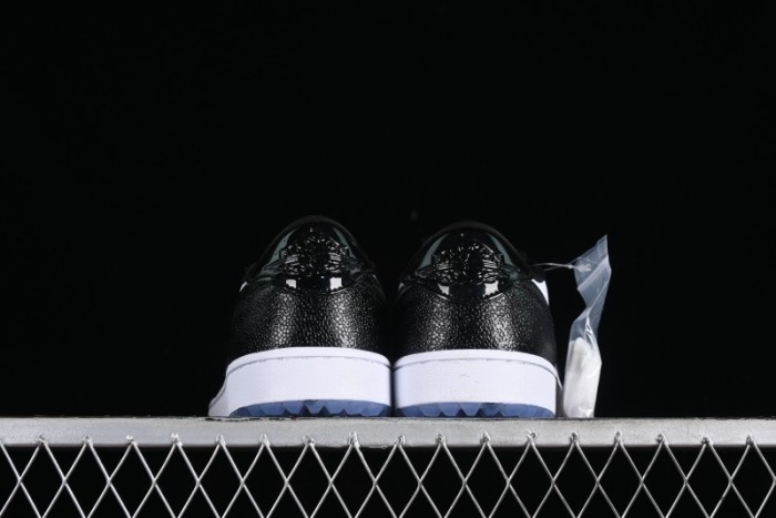 Nike Air Jordan 1 Low Golf AJ1 Retro Golf Shoes with Laser Patent Leather and Double Hook Design - FZ4159-100 1