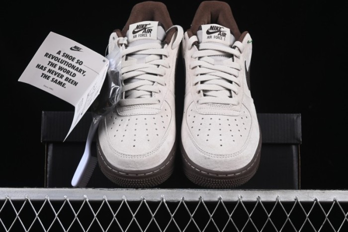 Nike Air Force 1 '07 Low Casual Sneakers with Full-Length Air Cushion - HQ3485-104