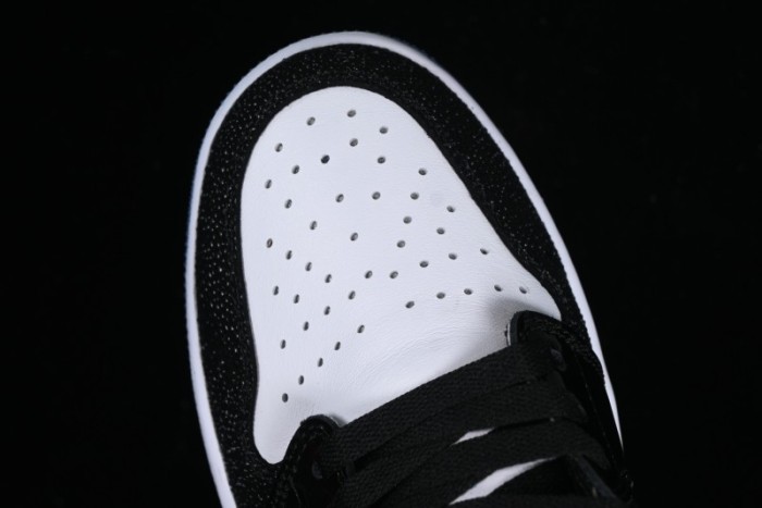 Nike Air Jordan 1 Low Golf AJ1 Golf Shoes with Laser Leather Black Double Hook - FZ4159-100 1